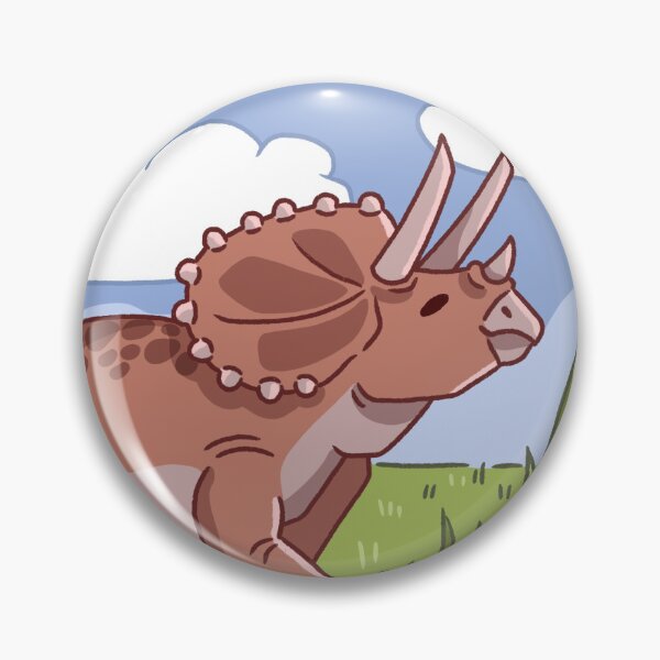 Item preview, Happy Triceratops  designed and sold by jessicadrawsart.