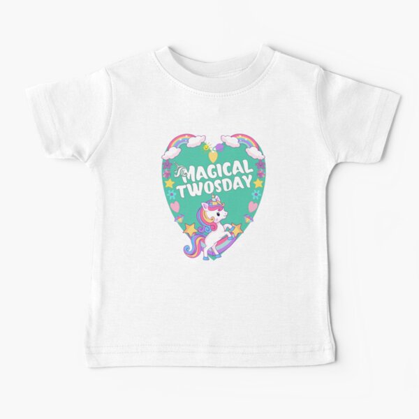 Item preview, MAGICAL TWOSDAY, unicorn Lovers, Cute design for newborns, babies, toddlers, kids, teachers, 22nd February, Tuesday Party, 22222 Souvenir, Tammars Designs designed and sold by TammarsDesigns.