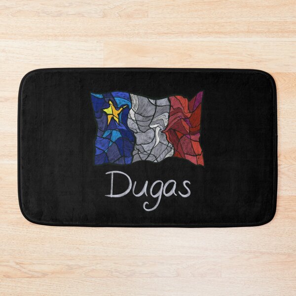 Item preview, Acadian Flag pastel liquid mosaic Dugas  - Drapeau acadien mosaïque liquide pastel vitrail Dugas  designed and sold by ColoursOfFrance.