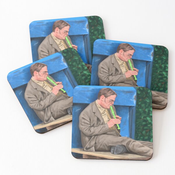Item preview, Dwight playing recorder designed and sold by TVLMdesigns.