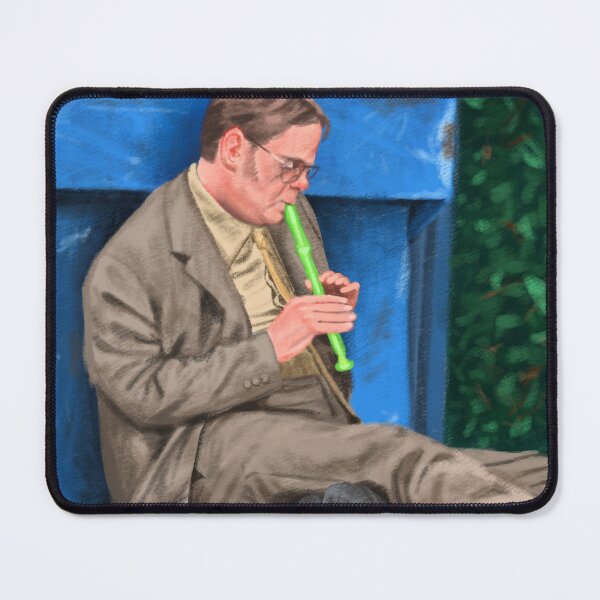 Item preview, Dwight playing recorder designed and sold by TVLMdesigns.