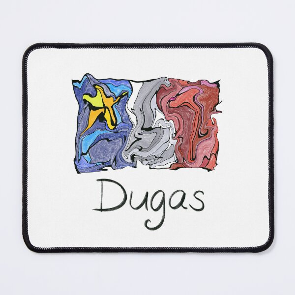 Item preview, Acadian Flag pastel liquid mosaic Dugas - Drapeau acadien mosaïque liquide pastel vitrail Dugas designed and sold by ColoursOfFrance.