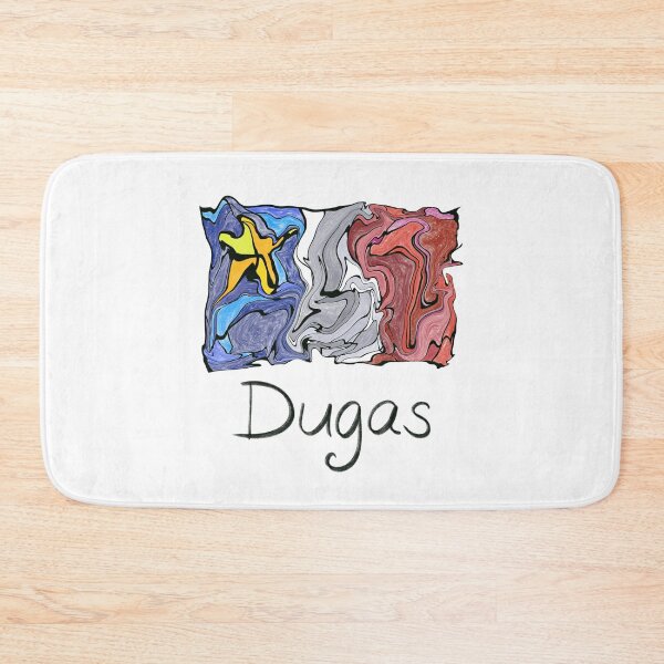 Item preview, Acadian Flag pastel liquid mosaic Dugas  - Drapeau acadien mosaïque liquide pastel vitrail Dugas  designed and sold by ColoursOfFrance.