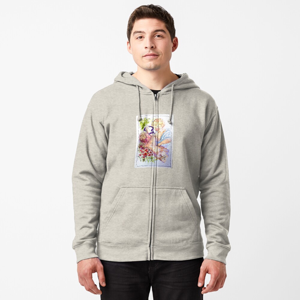 Item preview, Zipped Hoodie designed and sold by DianaGiorge.