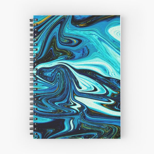 Item preview, Abstract Liquid - Blues designed and sold by murkyswamp.