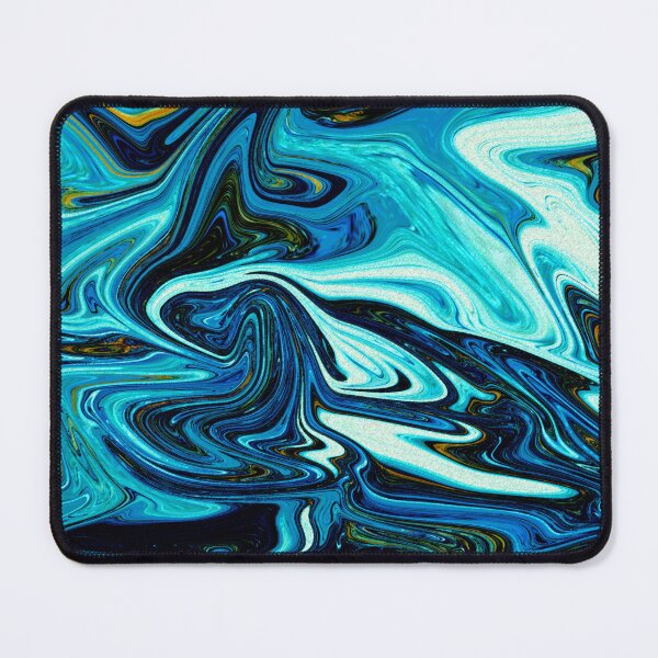 Item preview, Abstract Liquid - Blues designed and sold by murkyswamp.