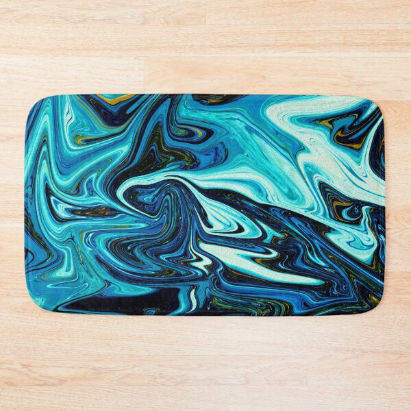 Item preview, Abstract Liquid - Blues designed and sold by murkyswamp.