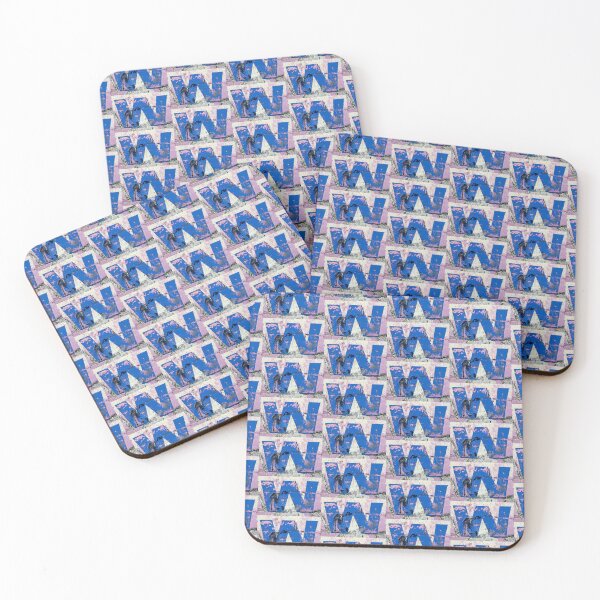 Item preview, Blue W designed and sold by Ethna Gillespie.