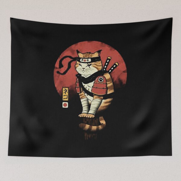 Item preview, Japanese With Cat in Action designed and sold by tanjirohoik.