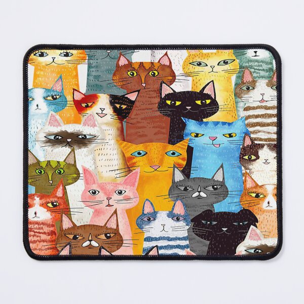 Item preview, Multicolored Cat Art designed and sold by VickyCloset.