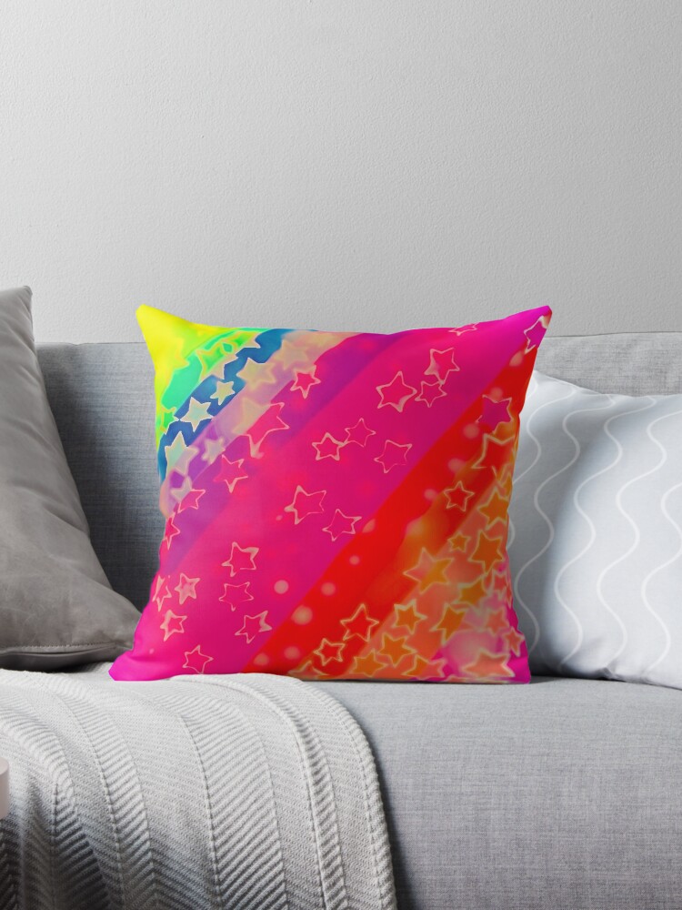 Star print outlet pillow