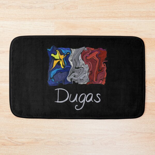 Item preview, Acadian Flag pastel liquid mosaic Dugas  - Drapeau acadien mosaïque liquide pastel vitrail Dugas  designed and sold by ColoursOfFrance.