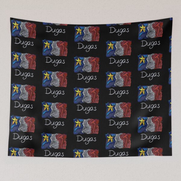 Item preview, Acadian Flag pastel liquid mosaic Dugas  - Drapeau acadien mosaïque liquide pastel vitrail Dugas  designed and sold by ColoursOfFrance.