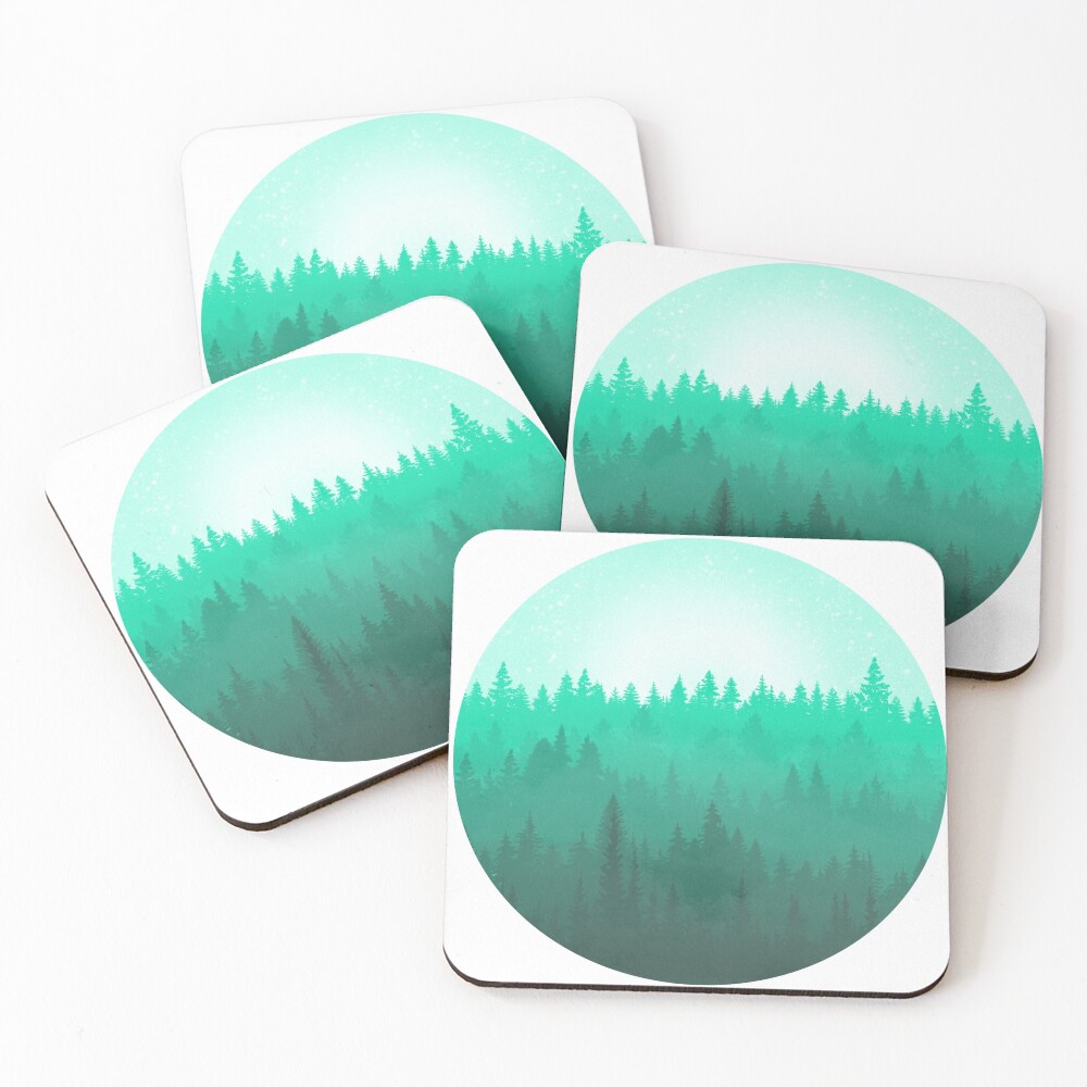 Item preview, Coasters (Set of 4) designed and sold by BookwormSticker.