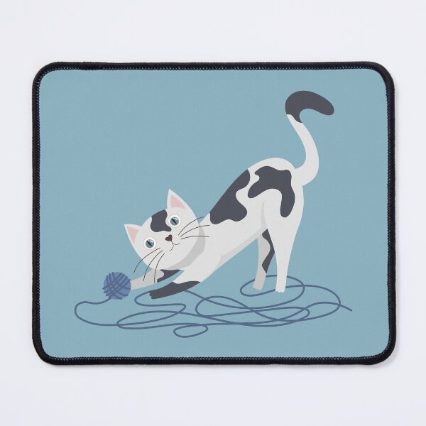 Item preview, Cat playing with ball of wool designed and sold by BuonArt.