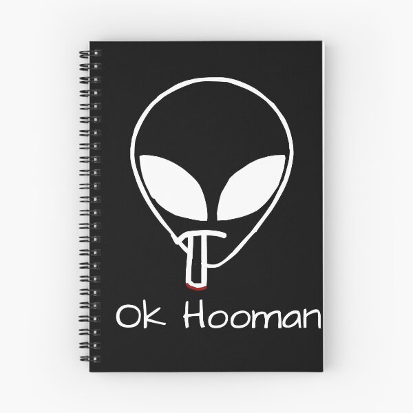 Item preview, Ok Hooman. Smoking alien designed and sold by S Quinn.