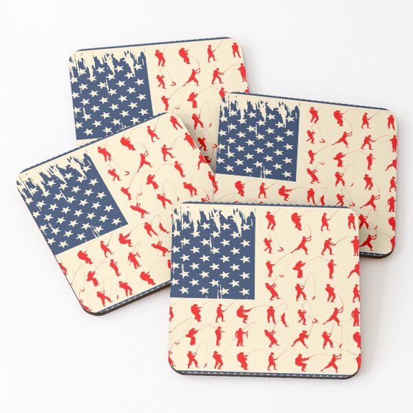 Item preview, FISHING AMERICAN FLAG  designed and sold by VickyCloset.