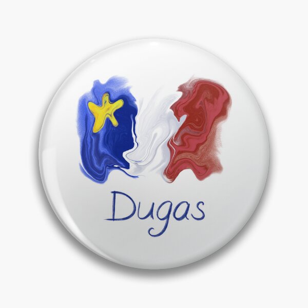 Item preview, Acadian Flag pastel liquid Dugas  - Drapeau acadien liquide pastel Dugas   designed and sold by ColoursOfFrance.