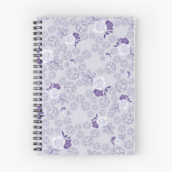 Item preview, GEOMETRIC PURPLE ROSES FLORAL PATTERN designed and sold by sheseddit.