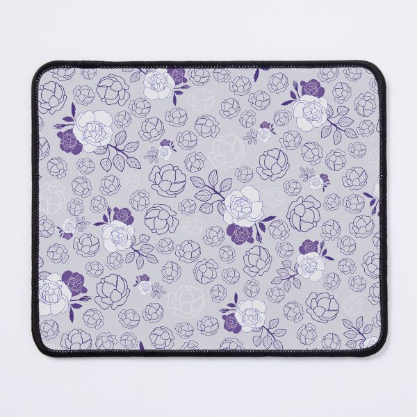Item preview, GEOMETRIC PURPLE ROSES FLORAL PATTERN designed and sold by sheseddit.