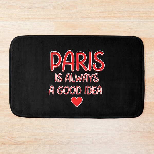 Item preview, Paris is always a good idea - black and red designed and sold by FlippinTurtles.