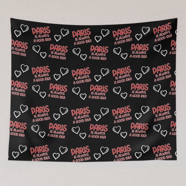 Item preview, Paris is always a good idea - black and red designed and sold by FlippinTurtles.