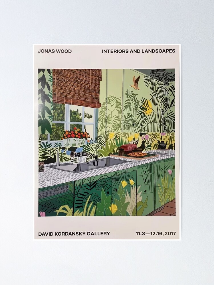 営業 ジョナス ウッド Jonas Wood 植物と動物展 ポスター asakusa.sub.jp