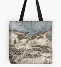 Lands of Shadowgate Map Tote Bag