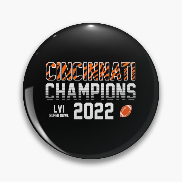 Super Bowl 56 LVI Cincinnati Bengals AFC Champions Lapel Pin