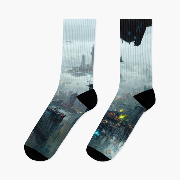 Item preview, AI Generated Painting Cyberpunk City Rainy Day  designed and sold by patricklevar.