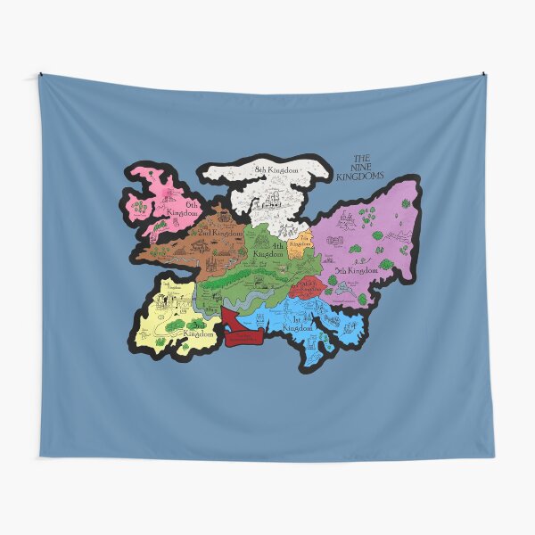 Map of the Nine Kingdoms Tapestry