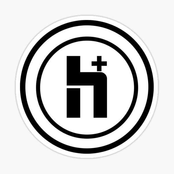 Vista previa del artículo con la obra «H + Circle Logo 1», diseñado y vendido por transhuman.