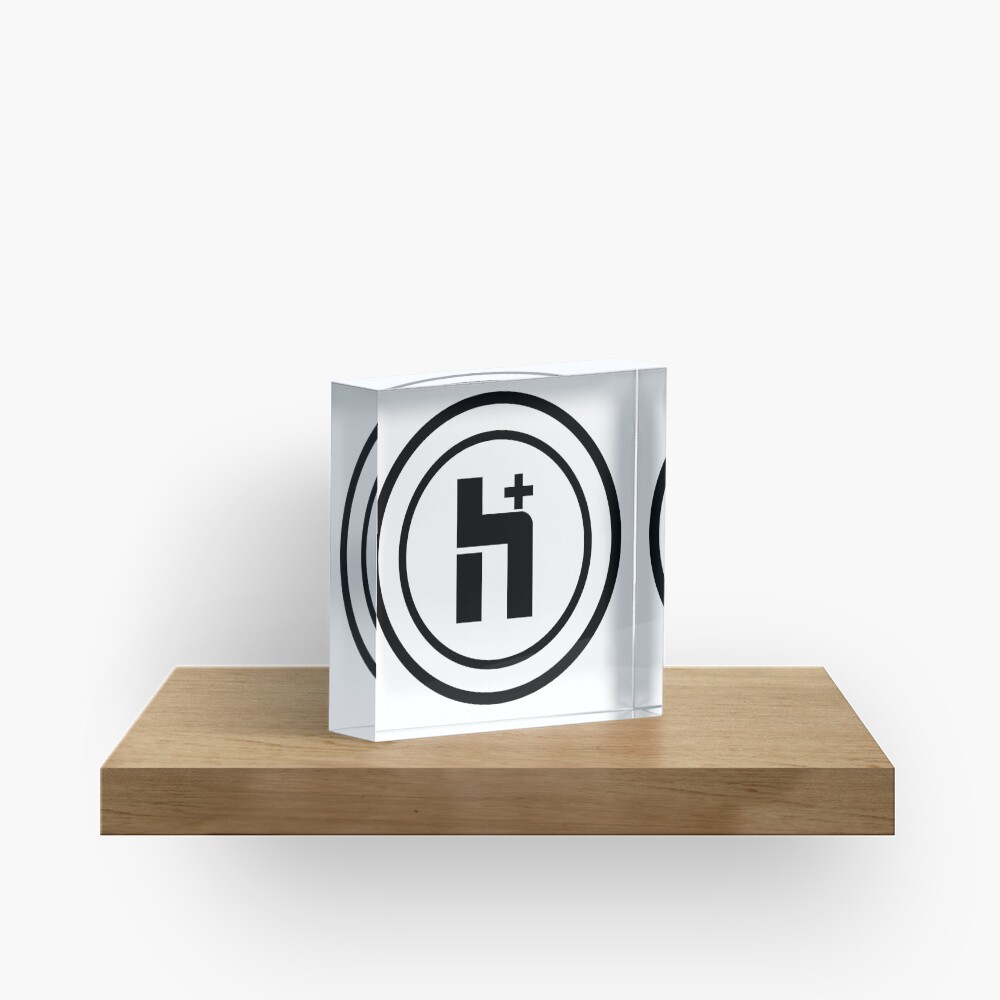 H+ Circle Logo 1 Acrylic Block