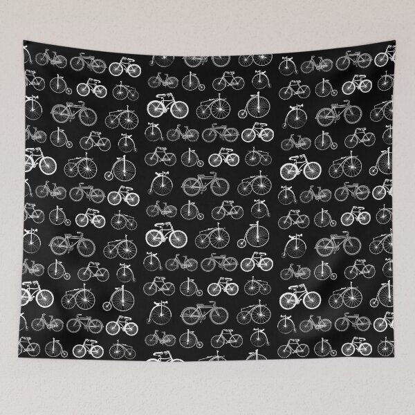 Item preview, Vintage retro bicycle black wheel cycle backpack designed and sold by Nishad4.