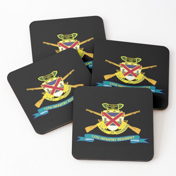 Item preview, Army - 13th Infantry Regiment - DUI w Br - Ribbon X 300 designed and sold by Military Insignia Products.