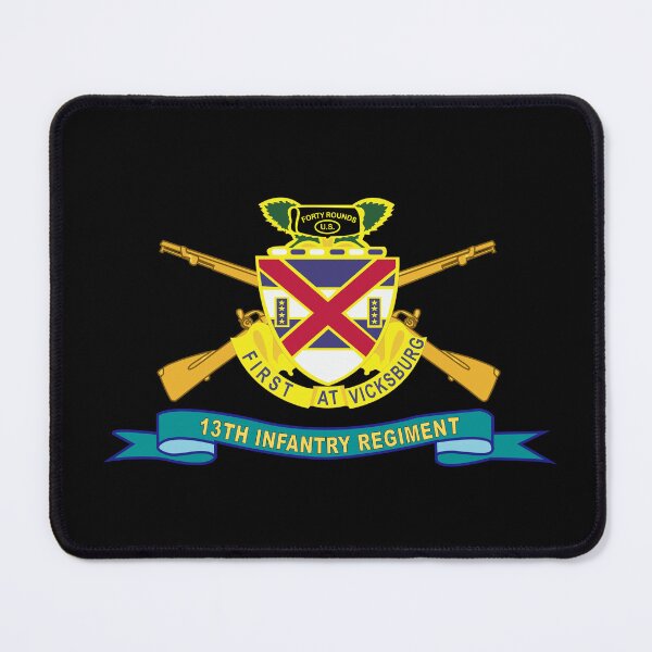 Item preview, Army - 13th Infantry Regiment - DUI w Br - Ribbon X 300 designed and sold by Military Insignia Products.