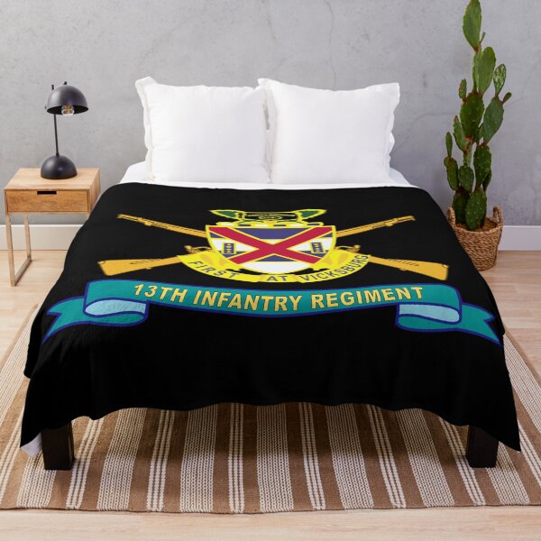 Item preview, Army - 13th Infantry Regiment - DUI w Br - Ribbon X 300 designed and sold by Military Insignia Products.