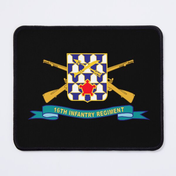 Item preview, Army - 16th Infantry Regiment - DUI w Br - Ribbon X 300 designed and sold by Military Insignia Products.