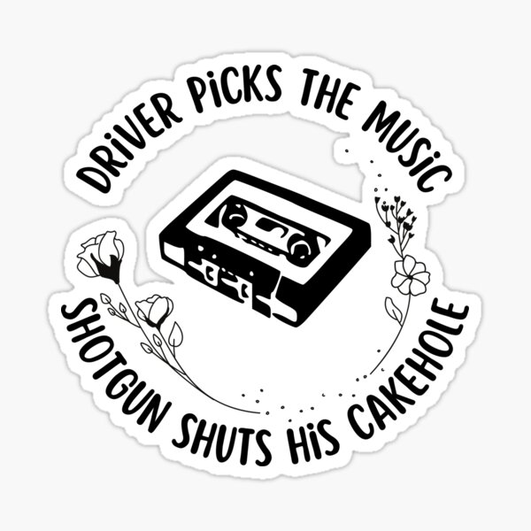 Supernatural Show Driver Picks The Music Sticker for Sale by Jsherrill1022