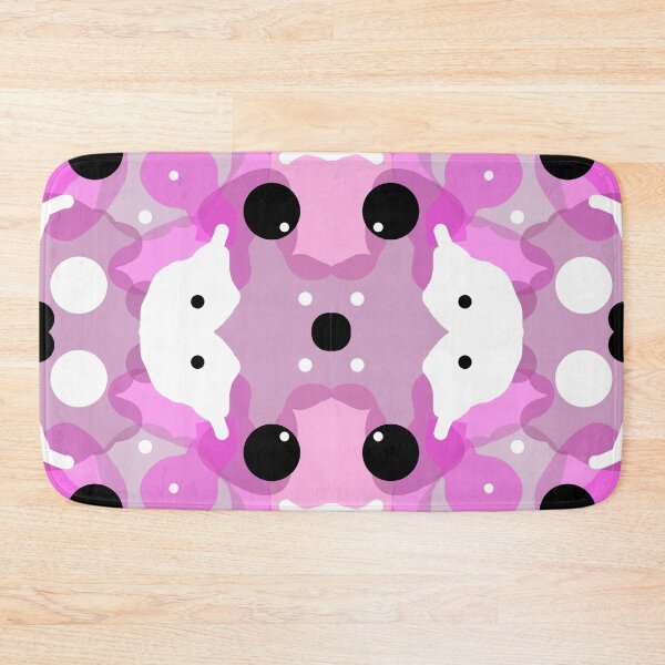 Item preview, Black White Dots On Pink Abstract Pattern - Elegant Stylish Patterns | Funny Stylish Patterns designed and sold by Delandor.