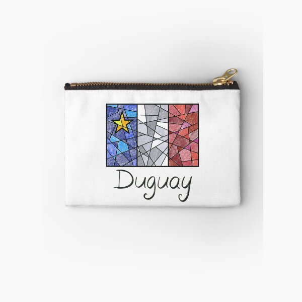 Item preview, Acadian Flag pastel mosaic Duguay - Drapeau acadien mosaïque pastel vitrail Duguay designed and sold by ColoursOfFrance.