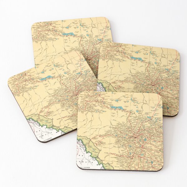 Item preview, 1948 Vintage Map of Alberta designed and sold by Gin  Neko.