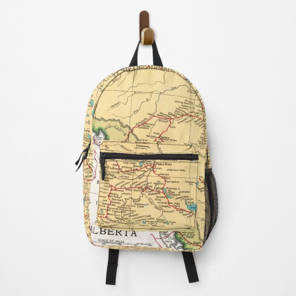 Item preview, 1948 Vintage Map of Alberta designed and sold by Gin Neko.