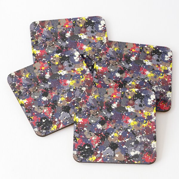 Item preview, WE PERCEIVE | WE LOVE ABSTRACT EXPRESSIONISM - Dripping, Pouring and Splashing with Jackson Pollock Style Original in Primary Colors designed and sold by Luis Wong | We Perceive.