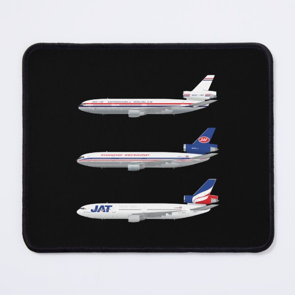 Item preview, Wings In Uniform - DC-10 - JAT Jugoslav Airlines - Through The Ages   designed and sold by HeyRustyStore99.