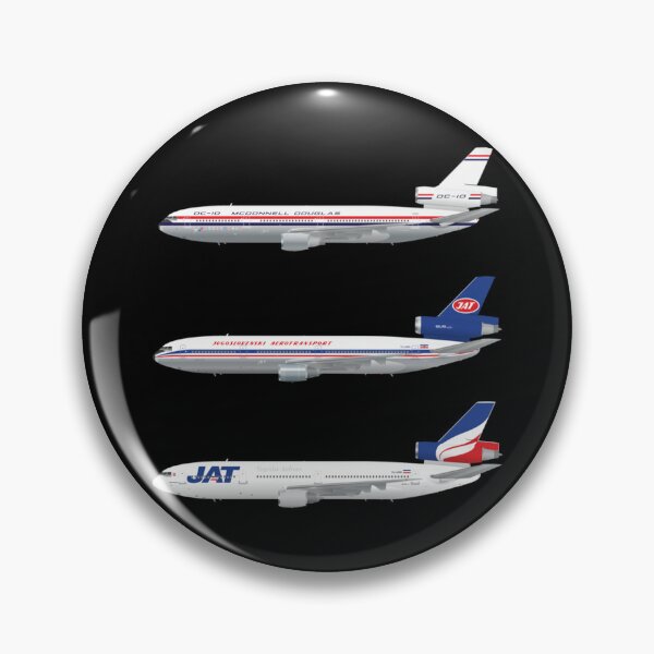 Item preview, Wings In Uniform - DC-10 - JAT Jugoslav Airlines - Through The Ages   designed and sold by HeyRustyStore99.