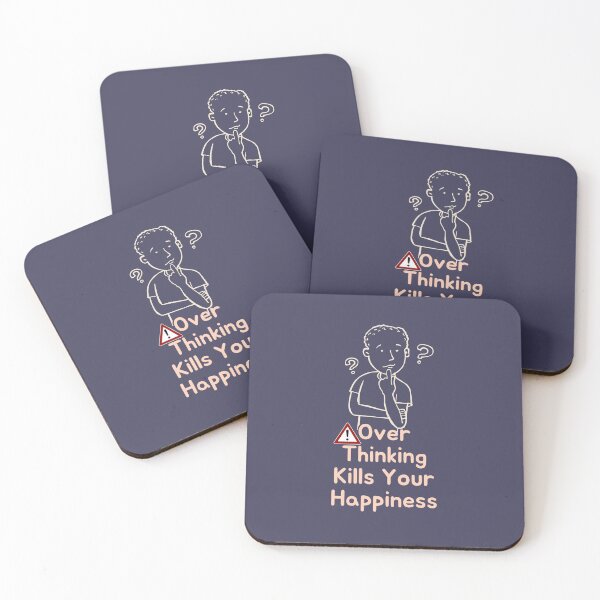 Item preview, Warning Over Thinking Kills Your Happiness designed and sold by GlobalHunt.