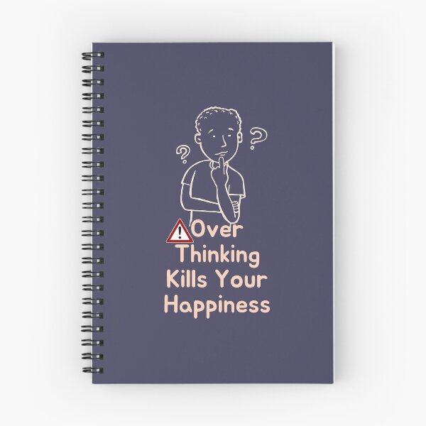 Item preview, Warning Over Thinking Kills Your Happiness designed and sold by GlobalHunt.