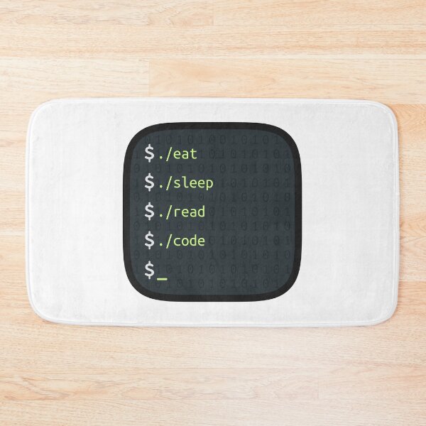 Item preview, Eat, Sleep, Read, Code - Terminal designed and sold by Mechashadow.