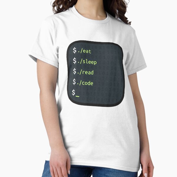 Item preview, Eat, Sleep, Read, Code - Terminal designed and sold by Mechashadow.